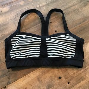 Lululemon Striped Mesh Racerback Sports Bra, 4